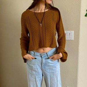 Light Brown Knit Sweater